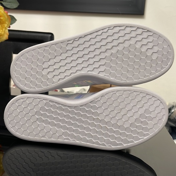 ADIDAS NEO WHITE FASHION RUNNING SNEAKERS WOMENS SIZE 7 - Picture 14 of 16